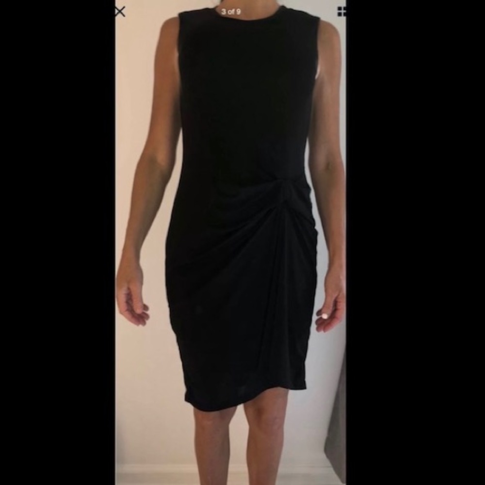 LONDONROSE Little Black Dress Flattering Size Small